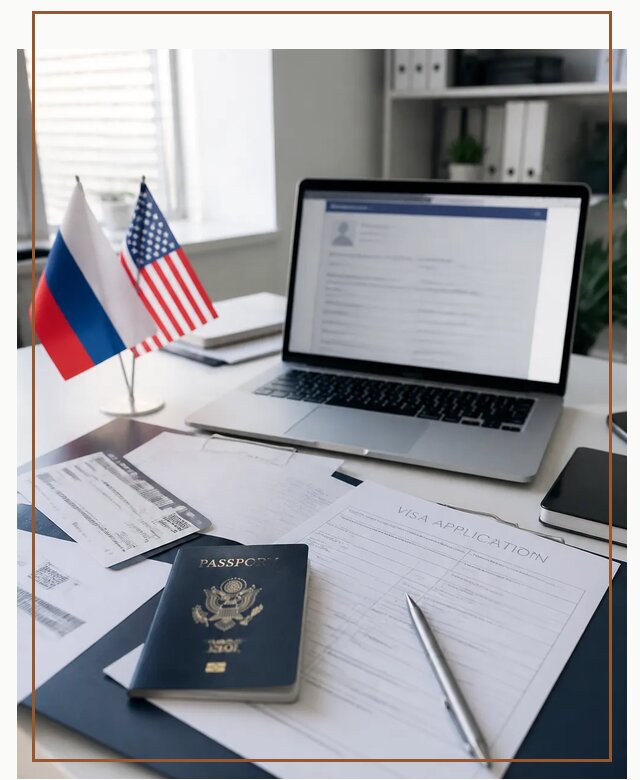 Оформление визы в США для туристов и бизнеса в Чехове