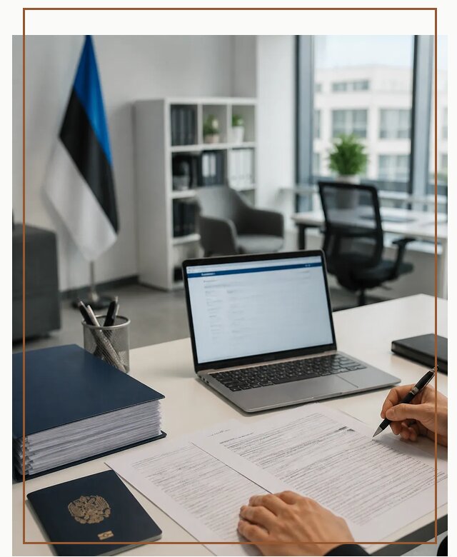 Оформление ВНЖ в Эстонии для переезда и легального проживания в Чехове